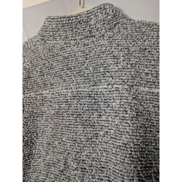 Soft Surroundings Women's Gray Textured Sweater 1/4 Zip Oversized Small(674) - Picture 9 of 9